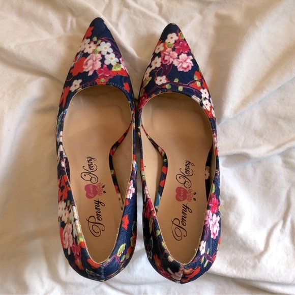Penny Loves Kenny Women\'s Opus SF Pump Blue Multi Floral 💐 main image 0